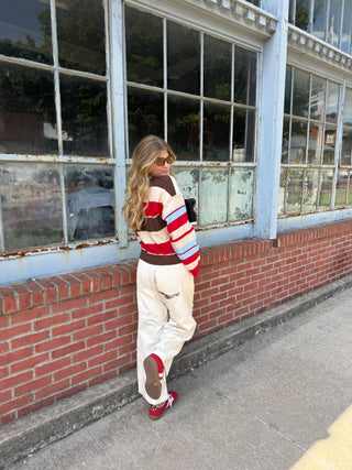 Ashton Patchwork Wide Barrel Jeans