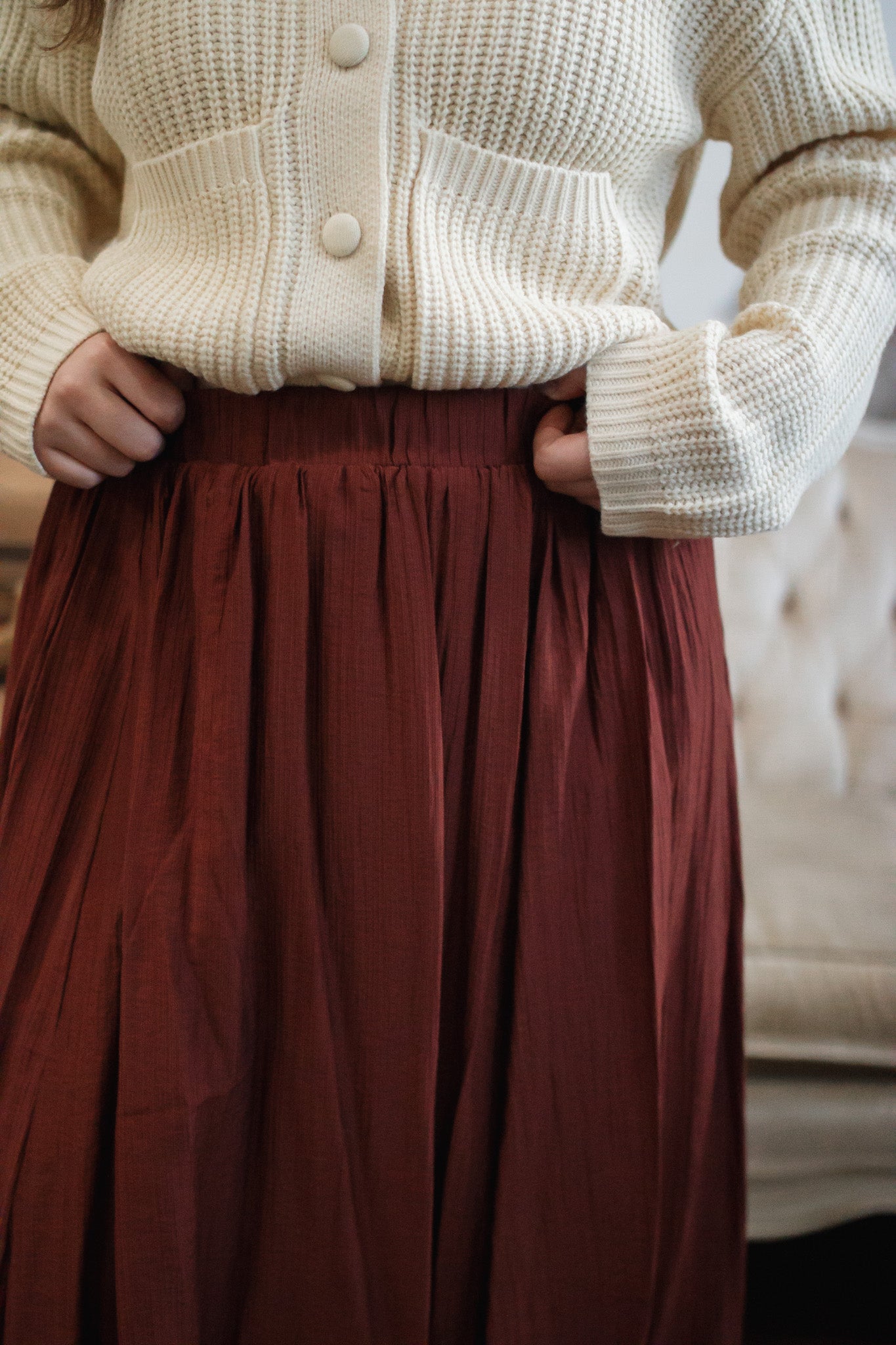 Izzie Satin Bubble Skirt