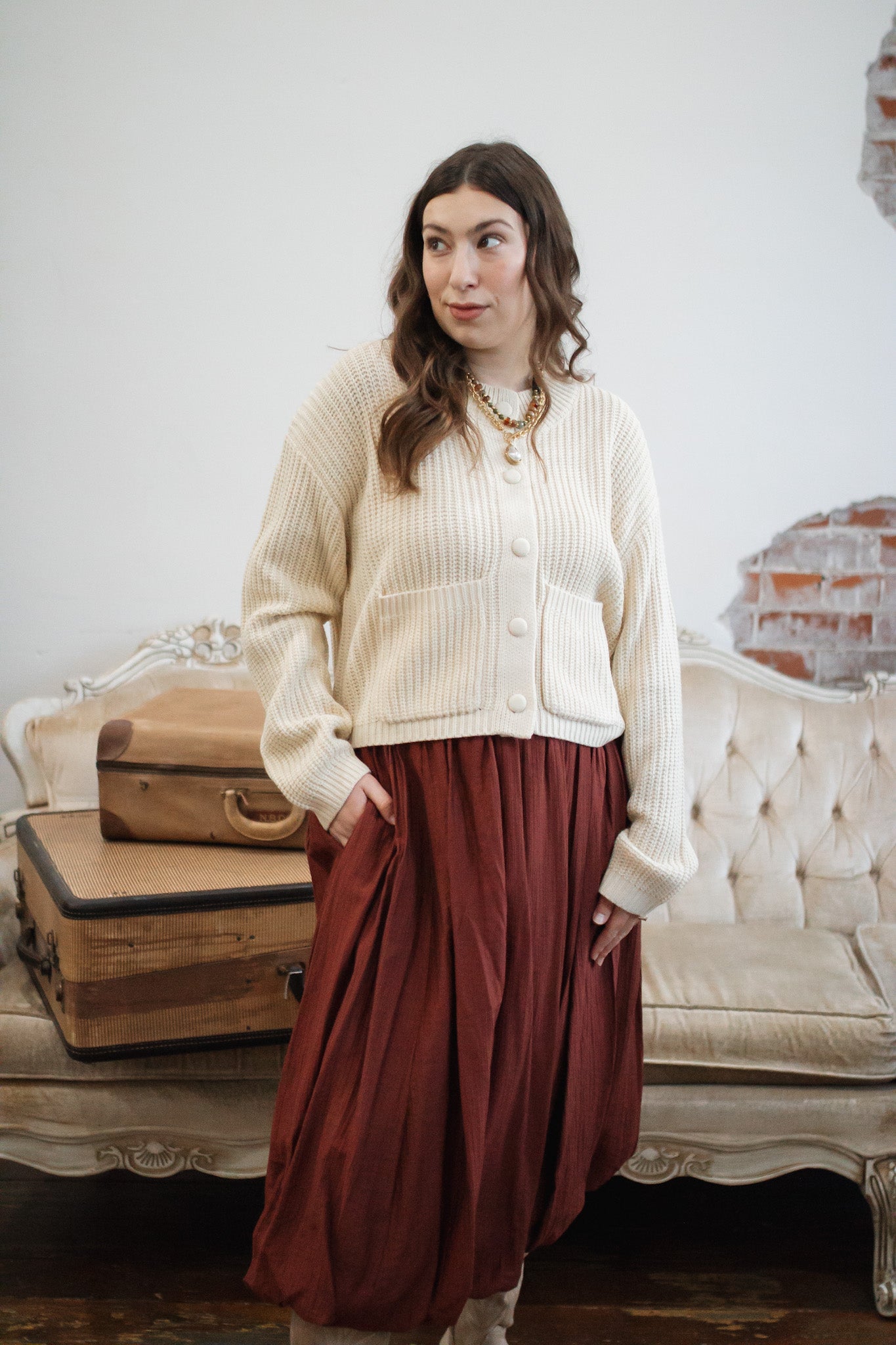 Natalie Chunky Knit Cardigan