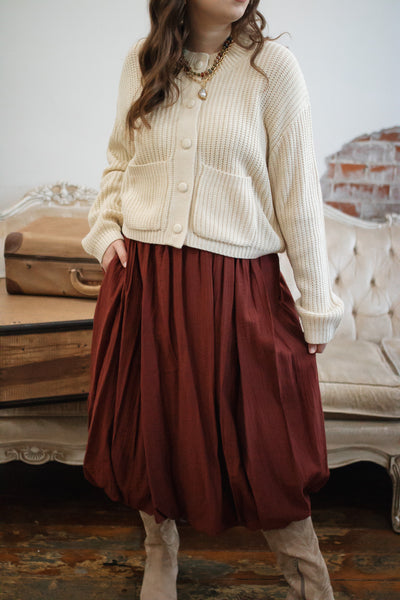 Izzie Satin Bubble Skirt