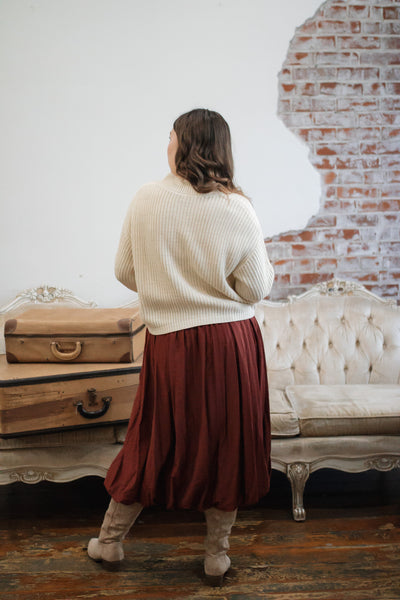 Izzie Satin Bubble Skirt