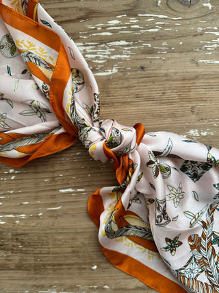 Ellie 28" Wallpaper Floral Scarves