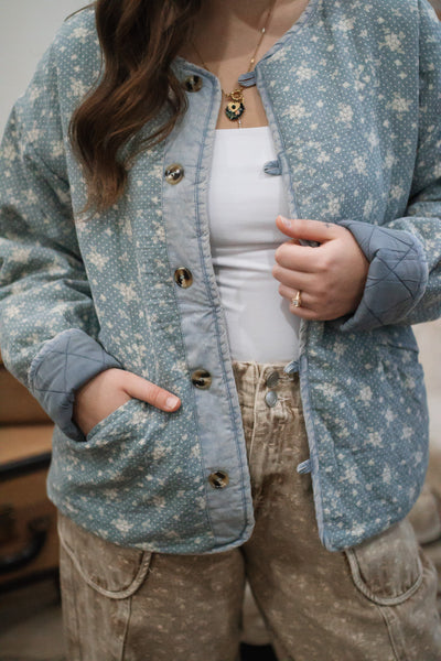 Austin Floral Quilted Jacket