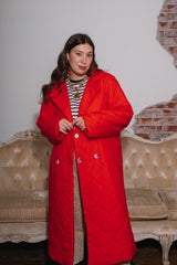Caroline Long Quilted Coat