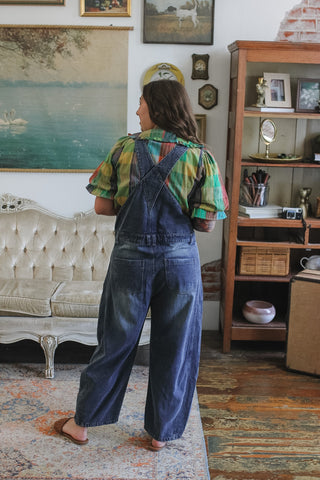 Hollis Denim Barrel Overalls