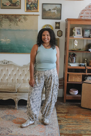 Ivy Floral Cargo Pants