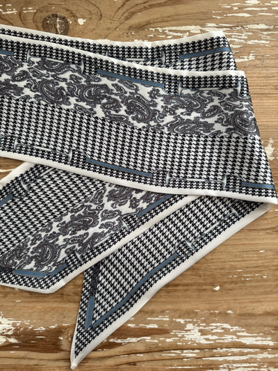 Chunky Twilly Scarf | Houndstooth