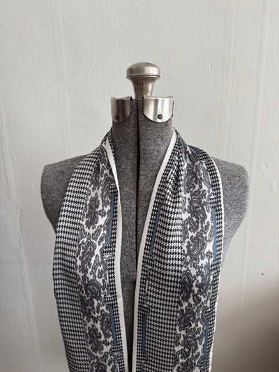 Chunky Twilly Scarf | Houndstooth