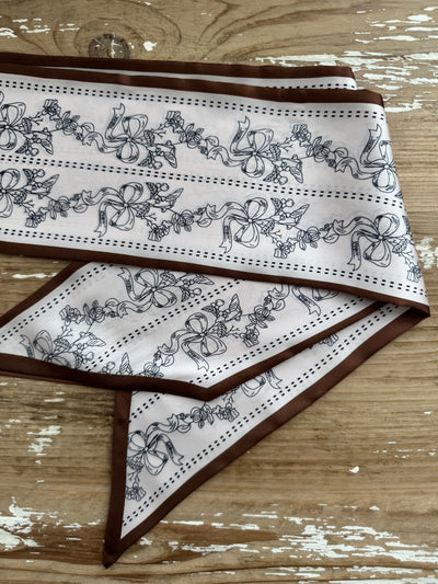 Chunky Twilly Scarf | Bows