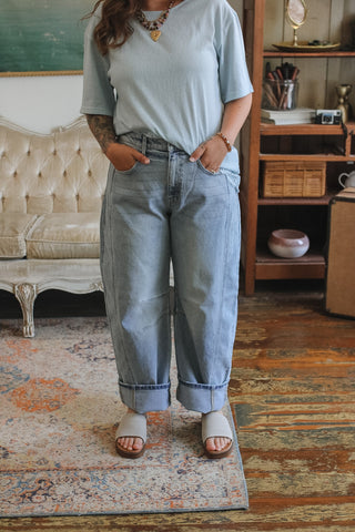 Mila Long Barrel Jeans
