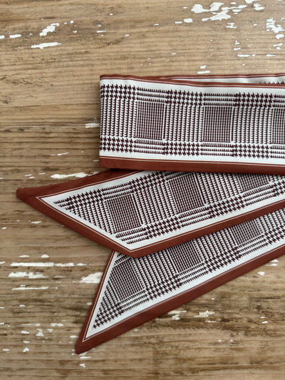 Classic Twilly Scarf | Houndstooth