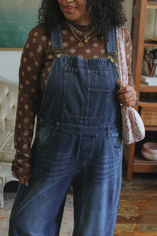 Naomi Polka Dot Sheer Top