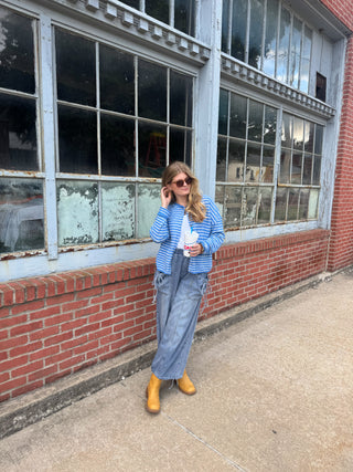 Frankie Striped Cardigan