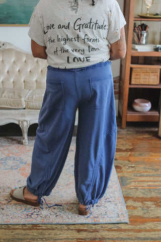 Micah Drawstring Knit Cargo Pants