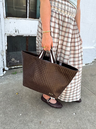 Tiffany Woven Organizer Tote Bag