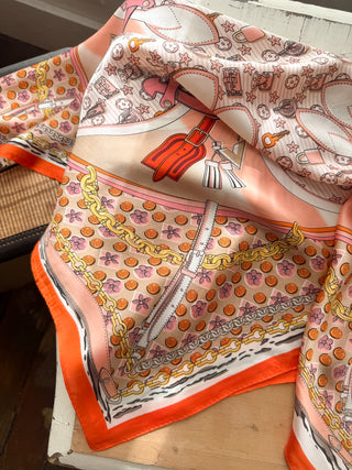 Ellie 28" Wallpaper Floral Scarves