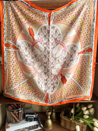 Ellie 28" Wallpaper Floral Scarves
