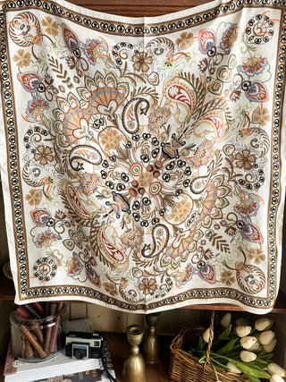Ellie 28" Wallpaper Floral Scarves