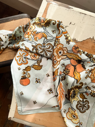 Ellie 28" Wallpaper Floral Scarves