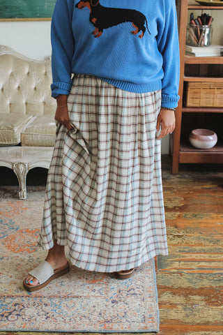 Evie Gingham Maxi Skirt