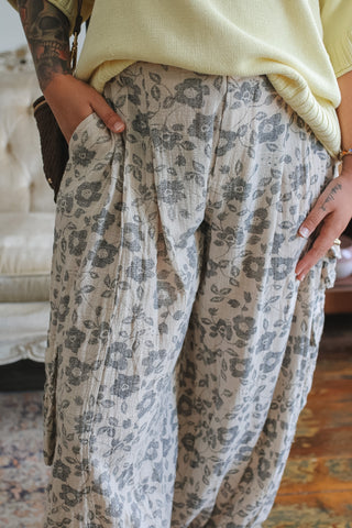 Ivy Floral Cargo Pants