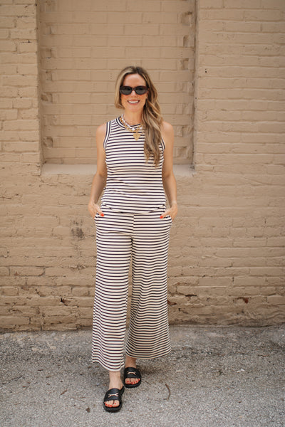 Devon Striped Lounge Set