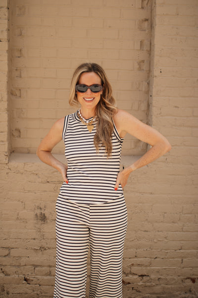 Devon Striped Lounge Set