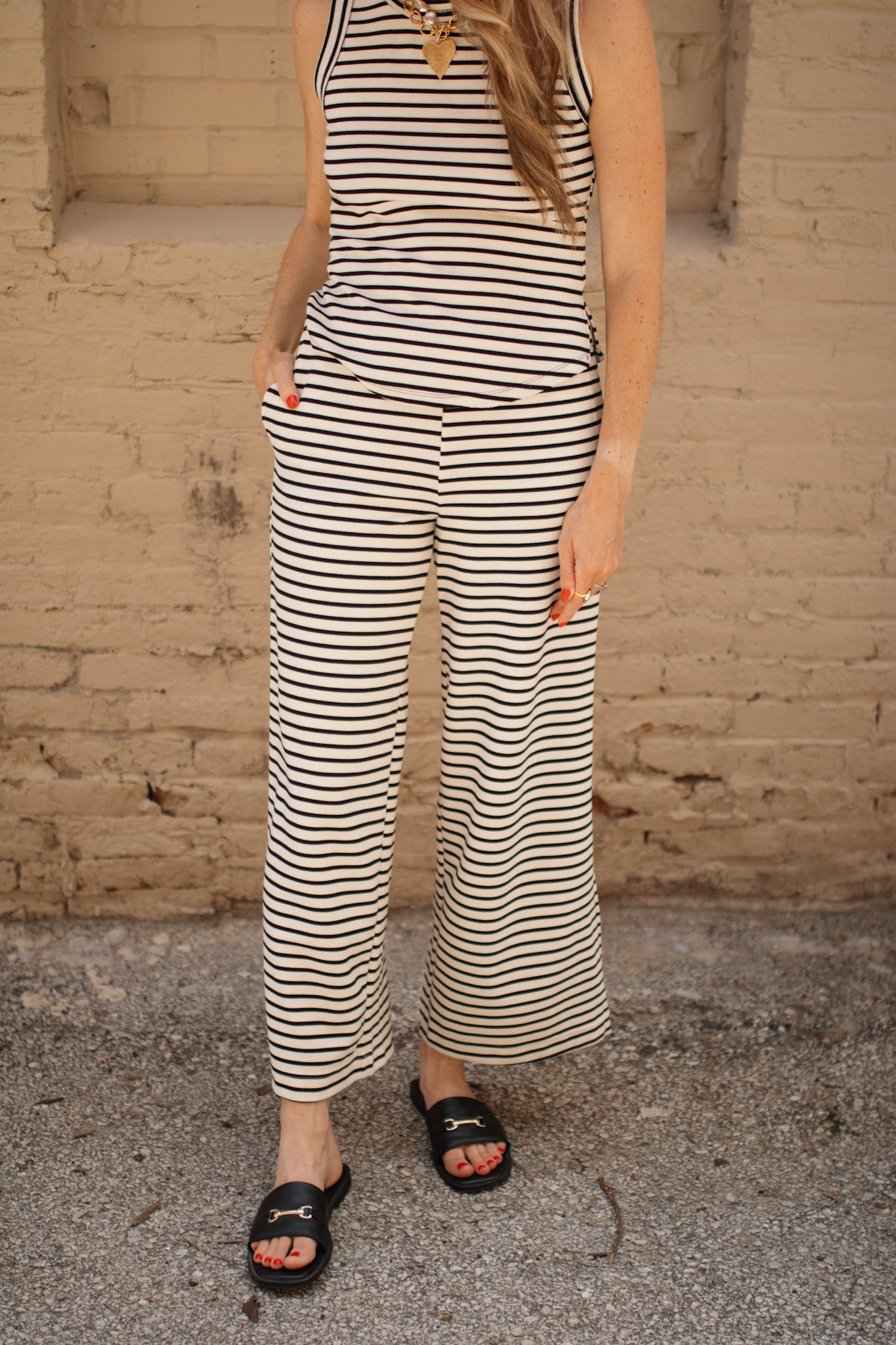 Devon Striped Lounge Set