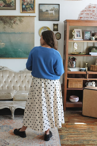 Morgan Polka Dot Midi Skirt