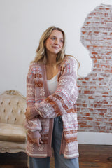 Hazel Fair Isle Knit Cardigan