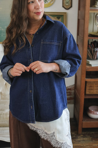 Liv Oversized Button Down Shacket