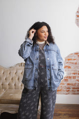 Rylee Oversized Denim Barn Jacket