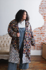 Penny Floral Brocade Duster Jacket