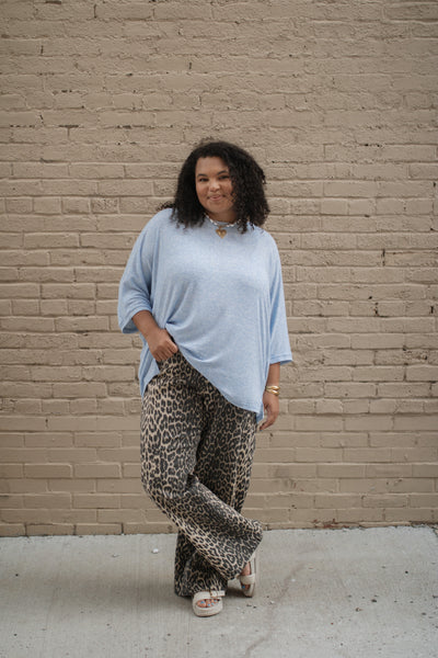 Evie Oversized Washed Knit Top