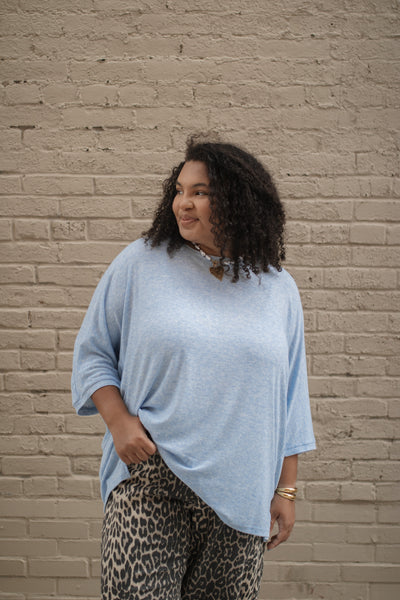 Evie Oversized Washed Knit Top