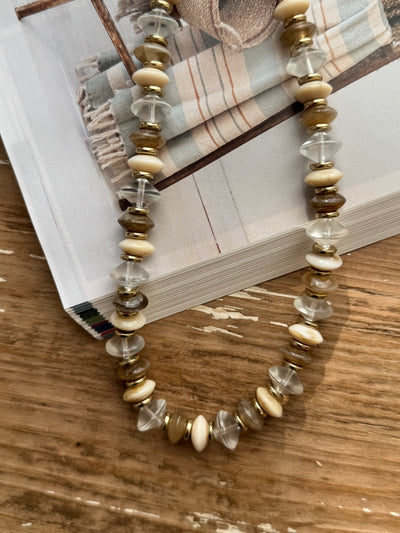 Mimi Cream Pop Beaded Necklace
