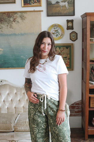 Remi Embroidered Horseshoe Tee