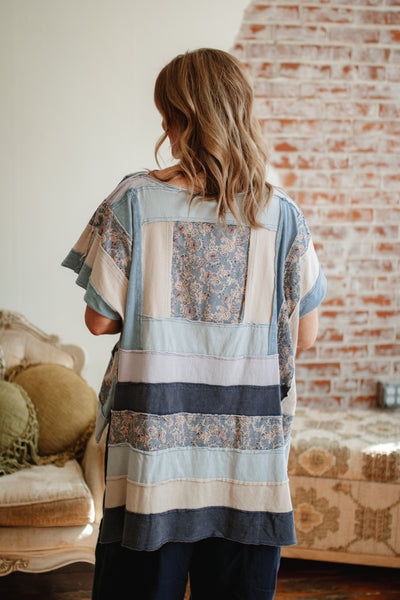 Slow Mornings Patchwork Top