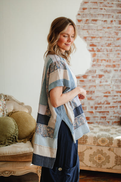 Slow Mornings Patchwork Top
