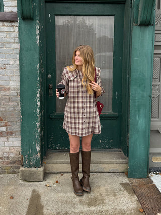 Haven Plaid Mini Dress