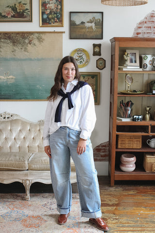 Nicolette Layered Button Down Blouse