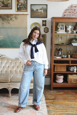 Nicolette Layered Button Down Blouse