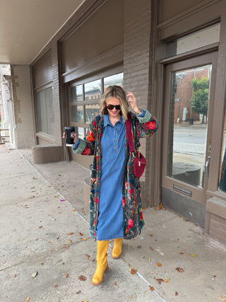 Dylan Denim Midi Dress