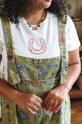 Tabby Floral Oversized Overalls