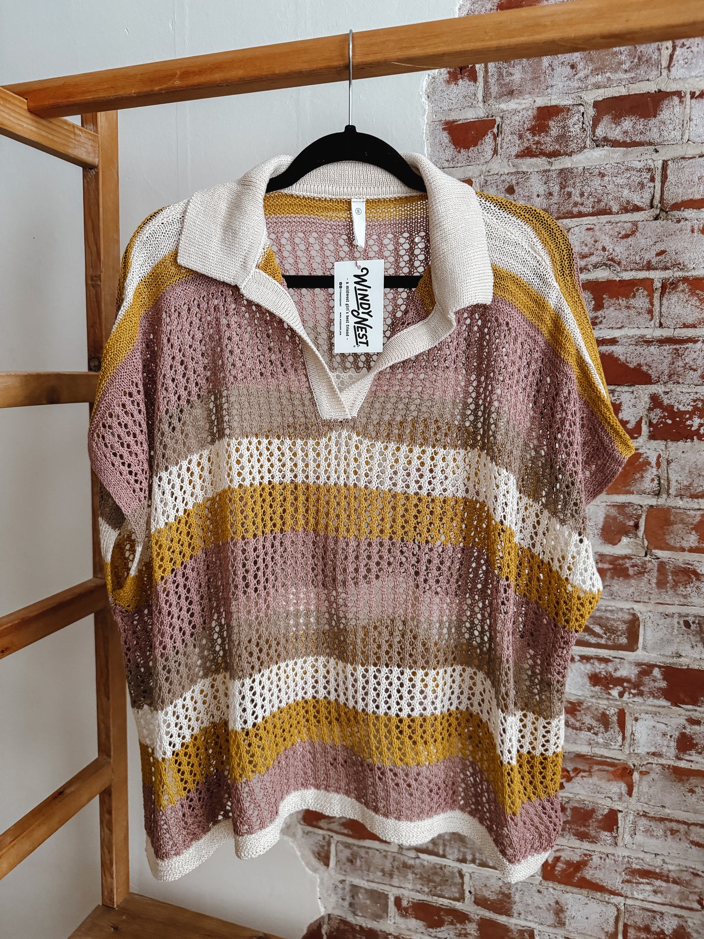 Lucky You Loose Stripe Sweater