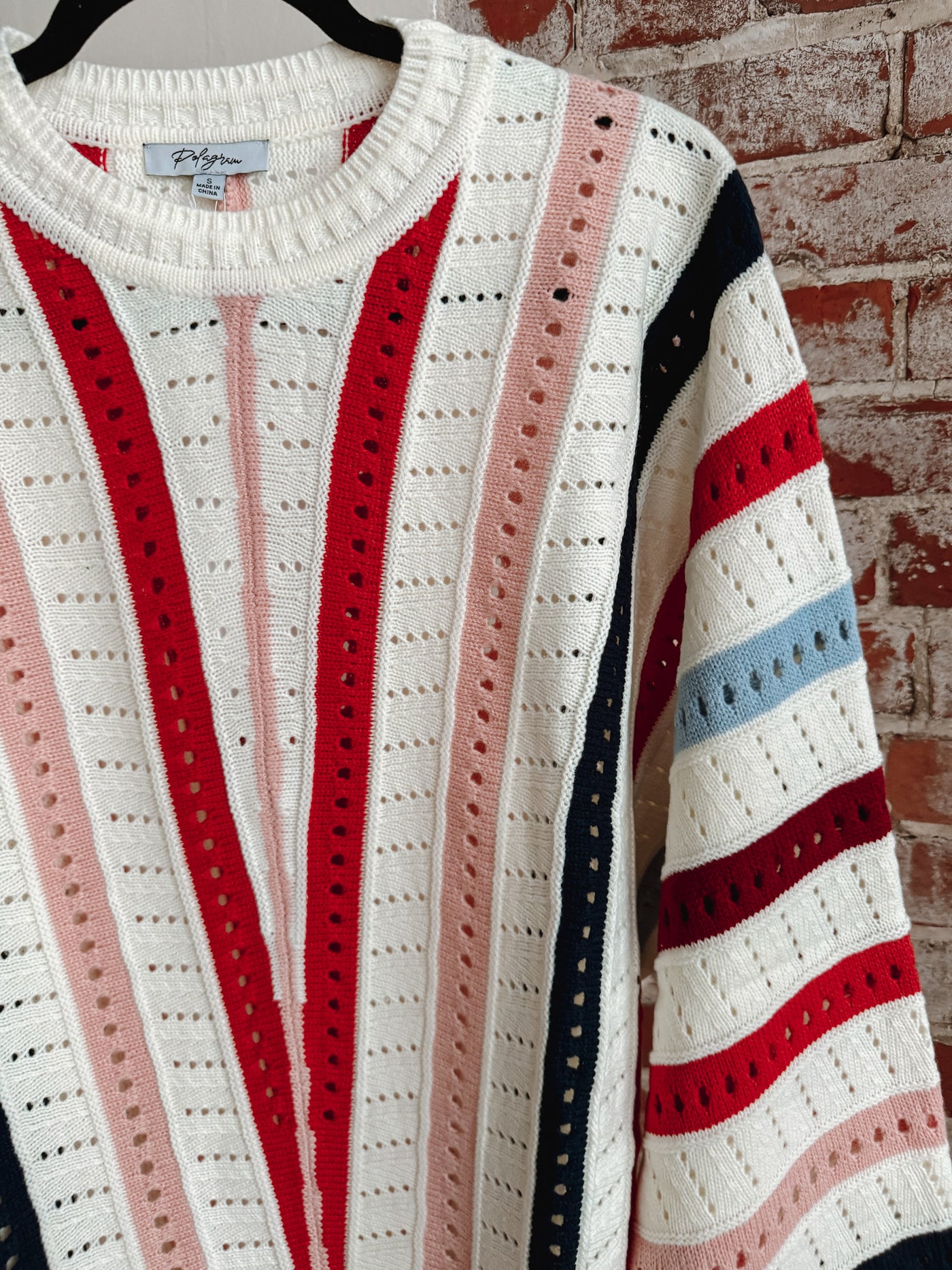 So In Love Striped Sweater