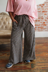 Camille Micro Floral Knit Pants