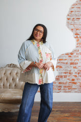 Celo Patchwork Denim Jacket