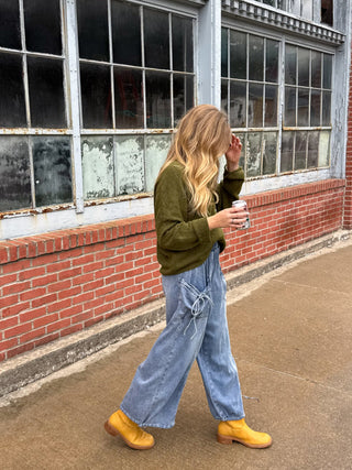 Parker Denim Tie Pocket Pants
