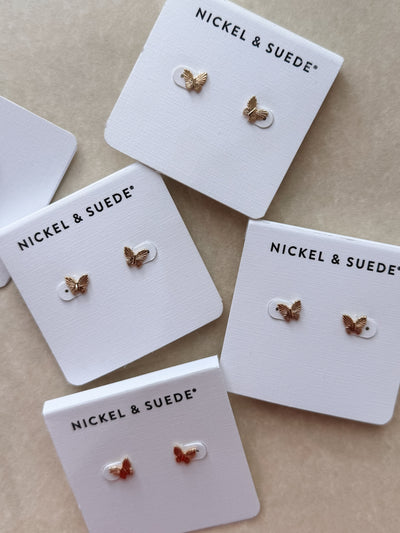 Mary Butterfly Stud Earrings